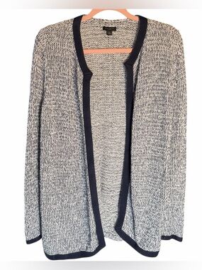Ann Taylor Factory Open Front Cardigan